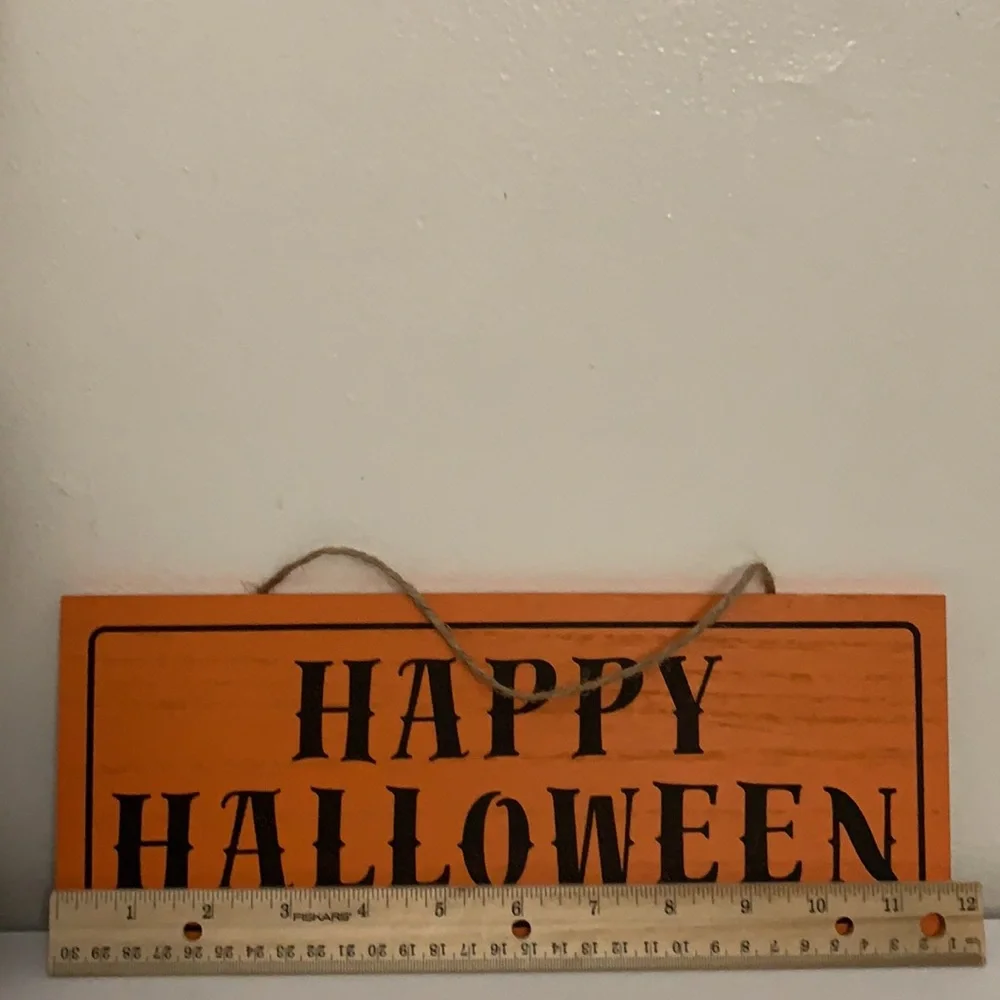 Halloween Target Wood Wall and or Door Hanging Decorations. Brand New.